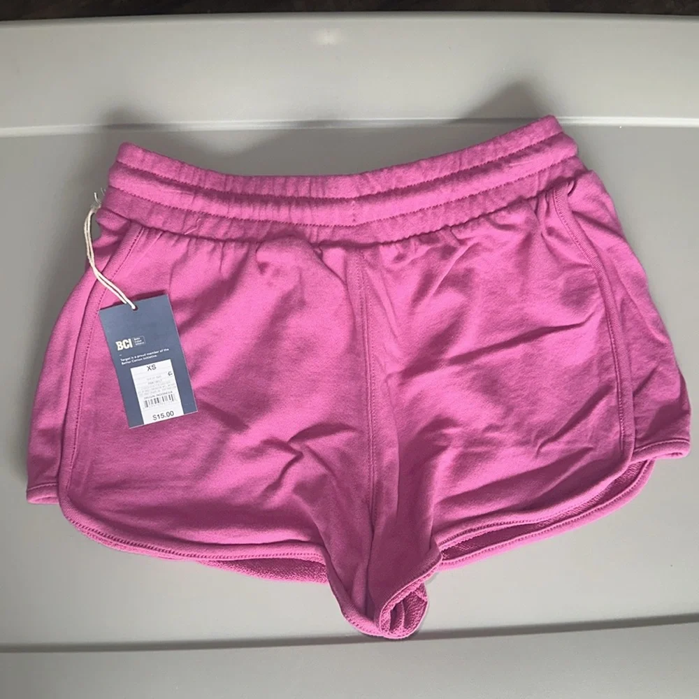 Universal Thread Pink French Terry Lounge Shorts XS Drawstring NWT - Picture 5 of 8